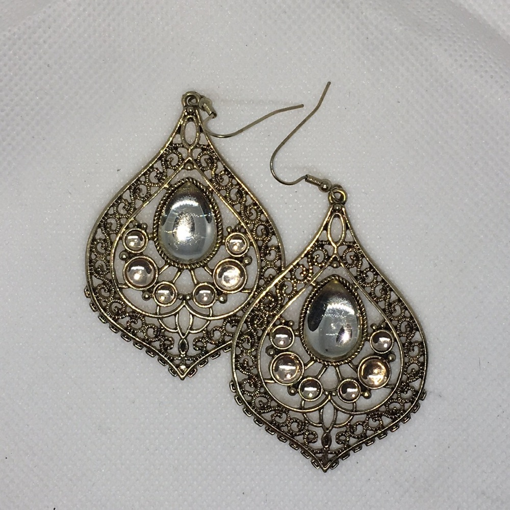 Boho Style Gold Earrings